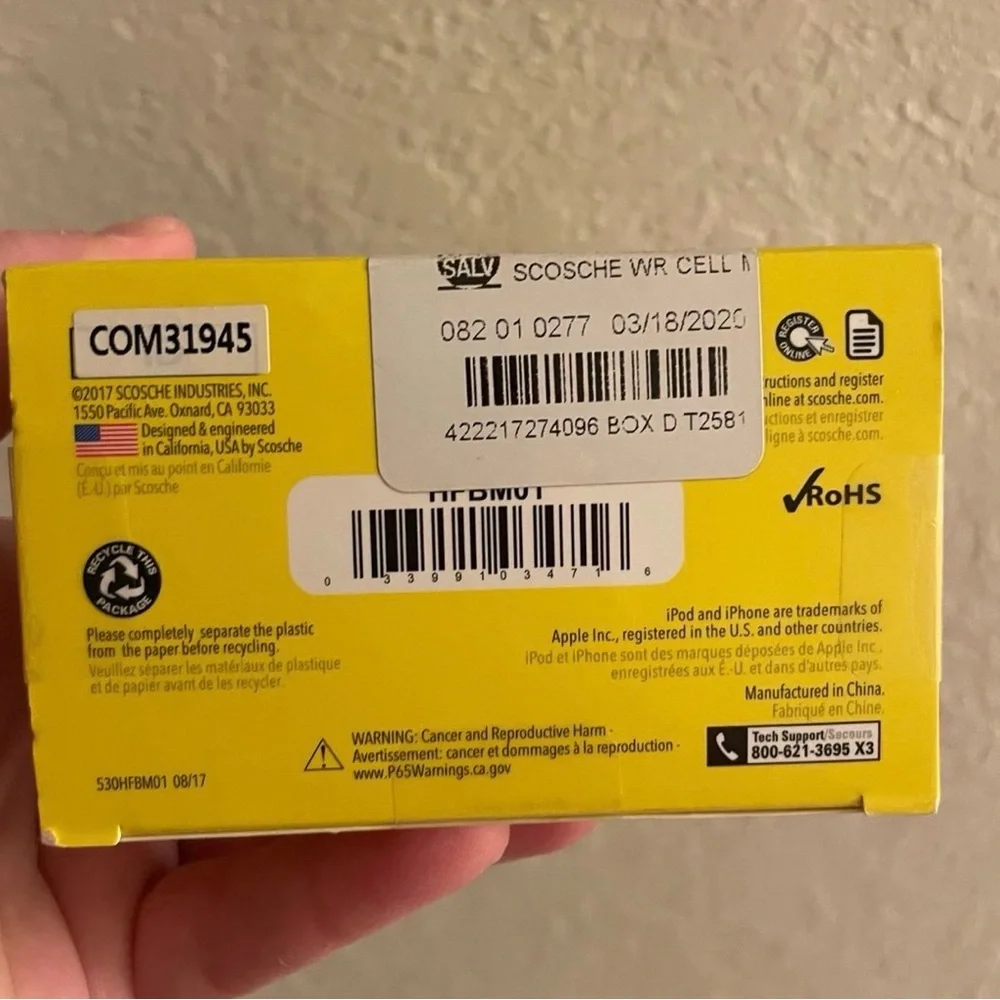 Scosche Black Bike Mount for Mobile Devices OPENED BOX! LOOKS GREAT!!
